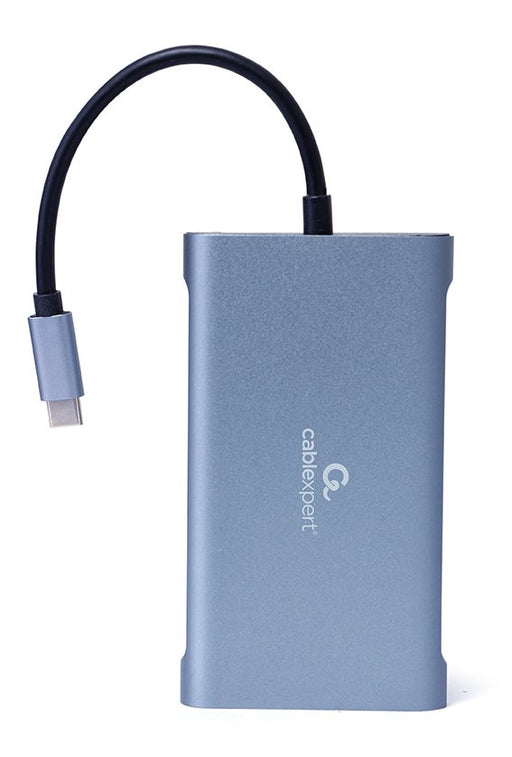 EAN 8716309121477 - Gembird A-CM-COMBO7-01 base para portátil y replicador de puertos USB 3.2 Gen 1 (3.1 Gen 1) Type-A Gris imagen 2