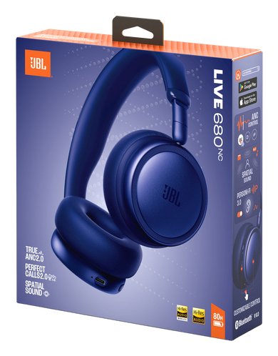 Jbl Live 680nc Kabellose On-Ear-Kopfhörer Con Adapt.Nc ,