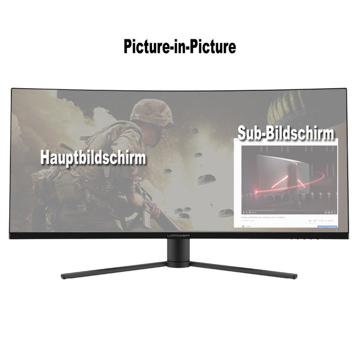 EAN 4260070129285 - LC-Power LC-M34-UWQHD-165-C pantalla para PC 86,4 cm (34") 3440 x 1440 Pixeles UltraWide Quad HD Negro, R imagen 7