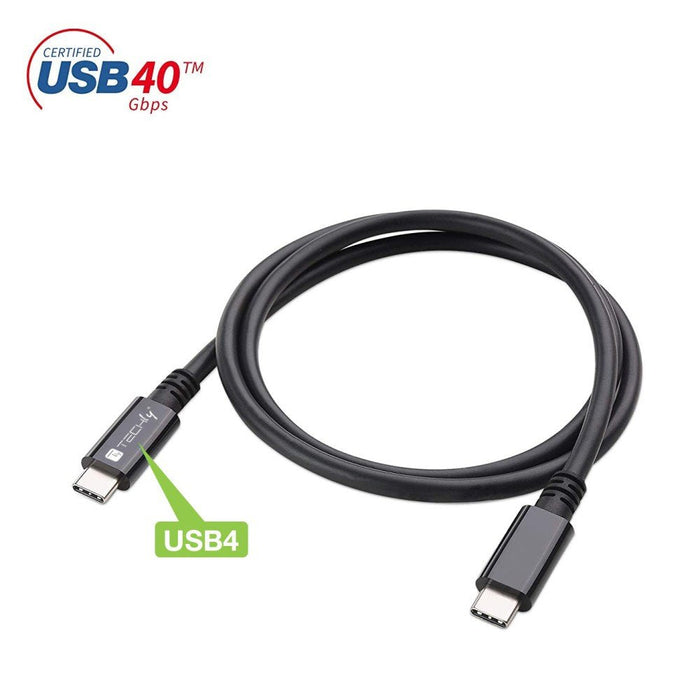 Techly Icoc Musb40-Cmcm08 Cable Usb 4.0 Usb-C A Usb-C Thunderbolt 4 Pd M/M 80cm