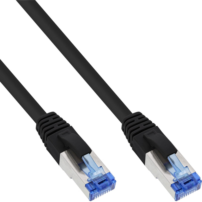 40 Piezas Bulk-Pack Inline Cable De Red S/Ftp Pimf Cat.6a Libre De Halógenos 500mhz Negro 2m