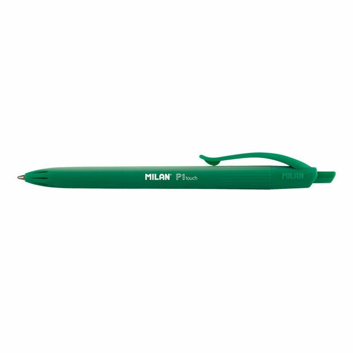 EAN 8411574036647 - Milan P1 Verde Bolígrafo de punta retráctil con pulsador Medio 25 pieza(s) imagen 1