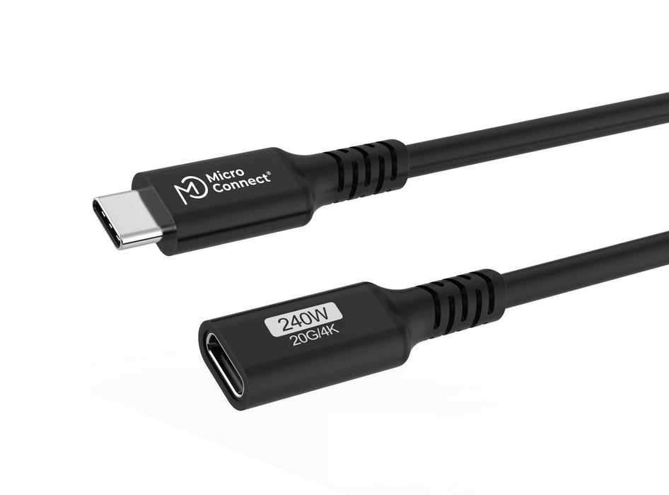 EAN 5715328135642 - Microconnect USB3.2CC015EX cable USB USB 3.2 Gen 2x2 0,15 m USB C 20 Gbit/s 240 W Negro imagen 4
