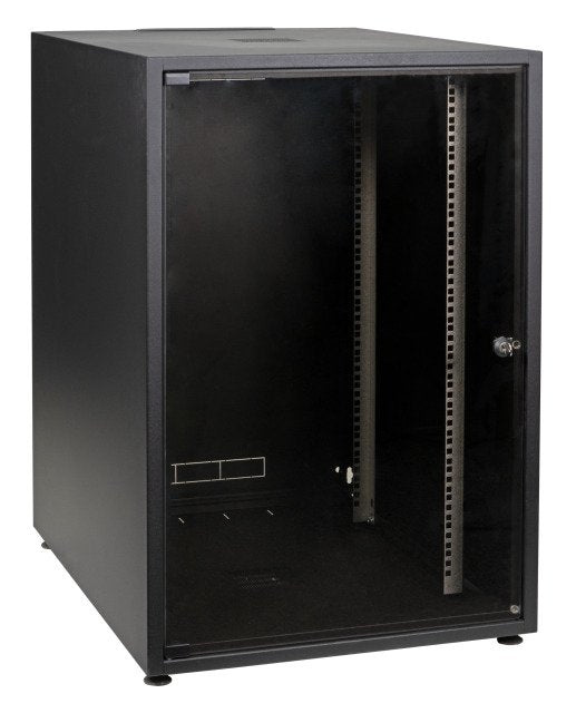 Netzwerkschrank Office 12he 600x600mm Ral9005 (Speditionsversand)