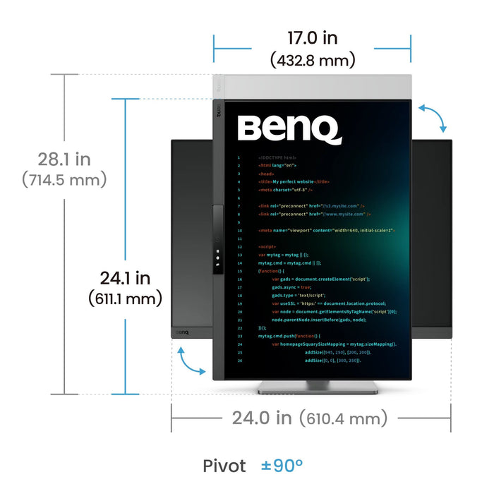 Rd280ugmonitor De Programación Benq 4k+ 120hz De 28?