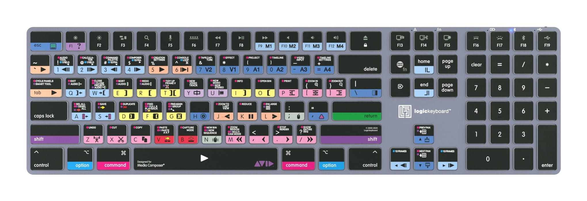 EAN 5707795022235 - Logickeyboard LKB-MCOMP-TM teclado Oficina Bluetooth QWERTY Francés Gris, Titanio imagen 2