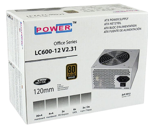 EAN 4260070124419 - LC-Power LC600-12 V2.31 unidad de fuente de alimentación 400 W 20+4 pin ATX ATX Gris imagen 2