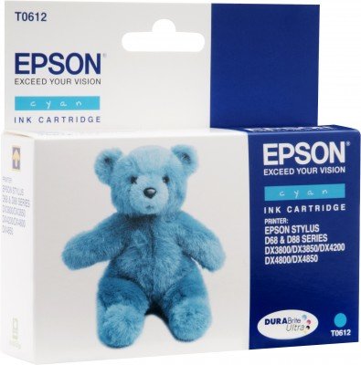 EAN 0010343854338 - Epson Teddybear T061 Cyan Ink Cartridge cartucho de tinta Original Cian imagen 3