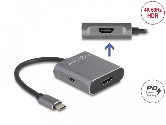 Delock 87805 Divisor Usb Type-C (Modo Dp Alt) A 2 X Hdmi Mst Con Usb Type-C Pd