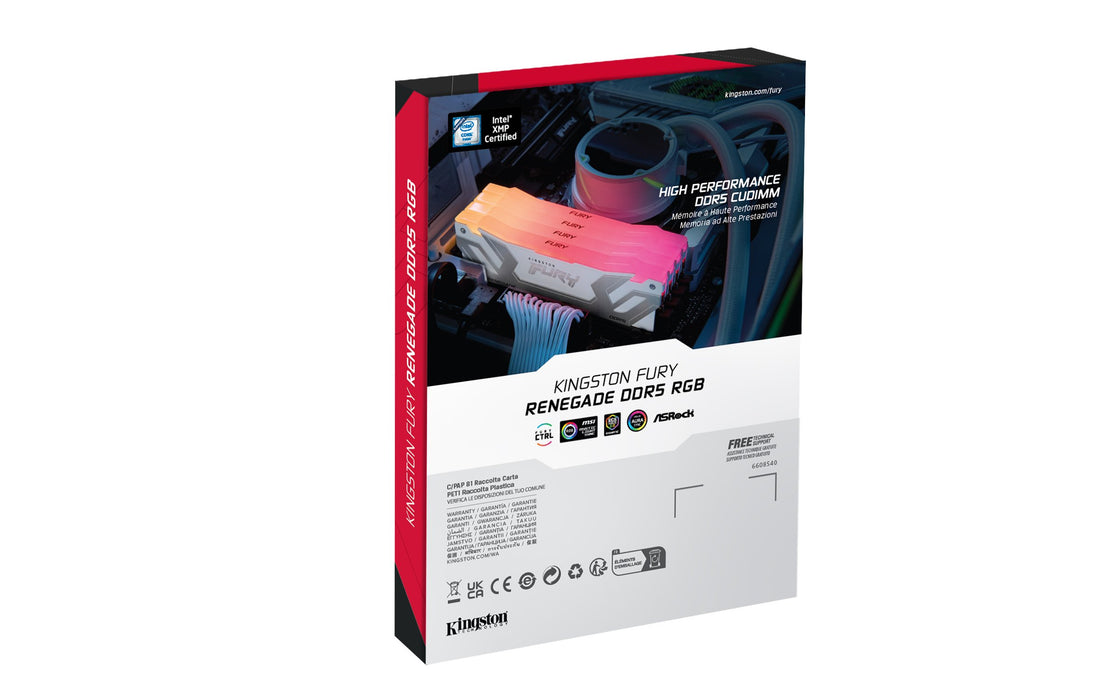 EAN 0740617346862 - Kingston Technology FURY Renegade RGB módulo de memoria 1 x 24 GB 8400 MT/s 288-pin DIMM imagen 9