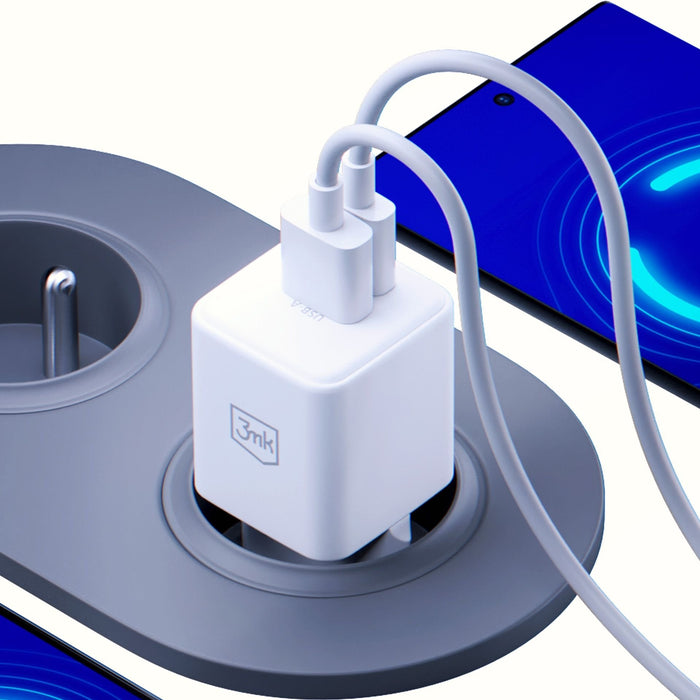 3mk Hyper Gan Charger 20w Qc4+ Biala