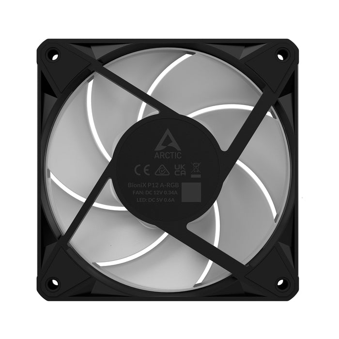 Ventilador Pc Arctic Bionix P14 A-Rgb (Negro Blanco, Pack De 3, 140 Mm) Acfan00341a