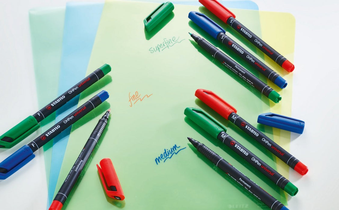 Stabilo Marcador Permanente Ohpen Universal M Punta Media 1.0mm Rojo