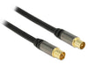 EAN 4043619889242 - DeLOCK 88924 cable coaxial RG-6/U 3 m IEC Negro imagen 2