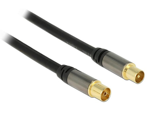 EAN 4043619889235 - DeLOCK 88923 cable coaxial RG-6/U 2 m IEC Negro imagen 2