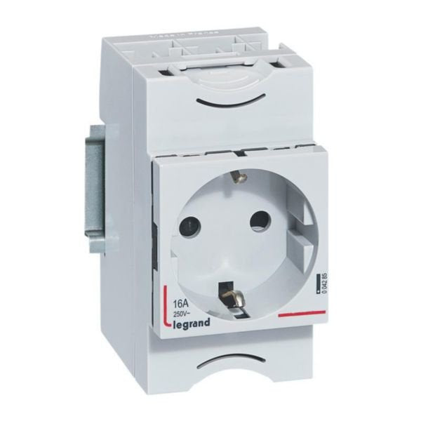 Legrand 004285 Verteiler Steckdose Deut. Standard 2p+E M.Ber.Schutz 2,5te
