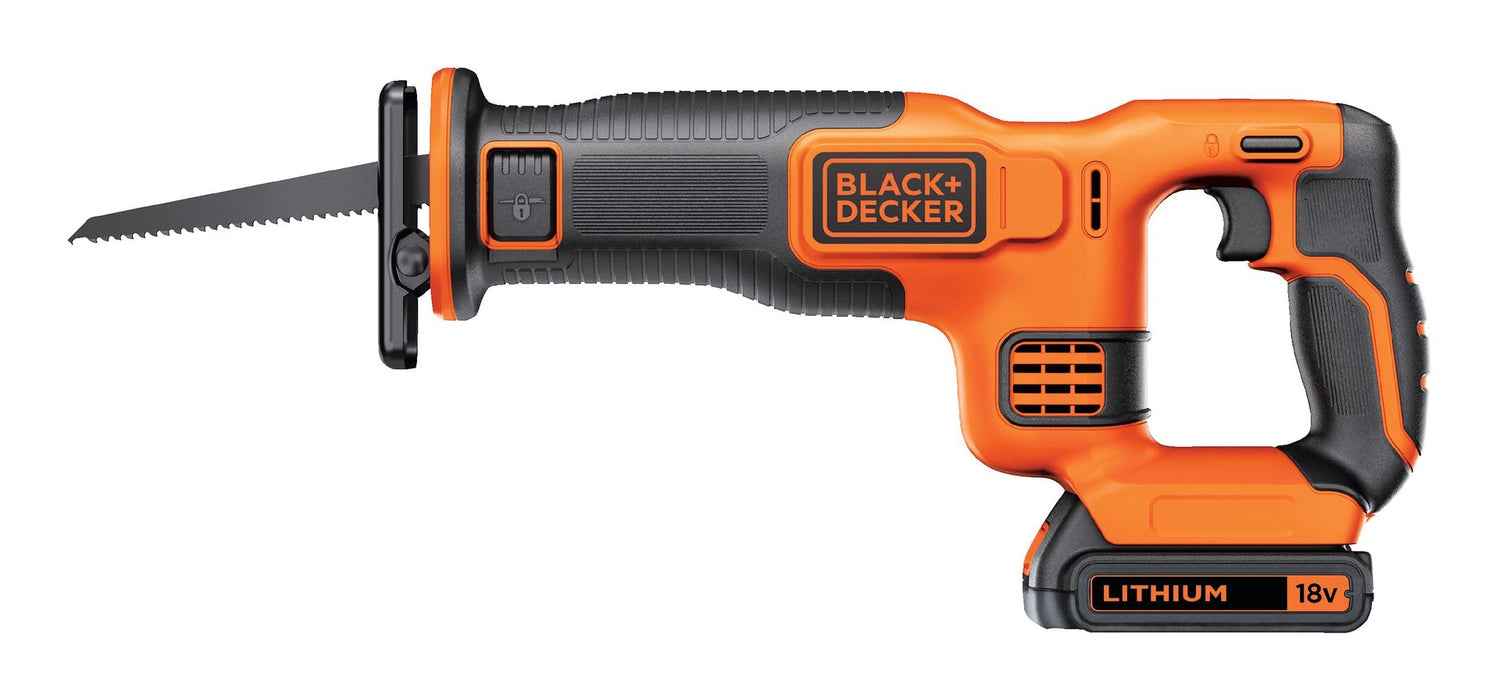 EAN 5035048562208 - Black & Decker BDCR18-QW sierra recíproca Negro, Naranja imagen 1