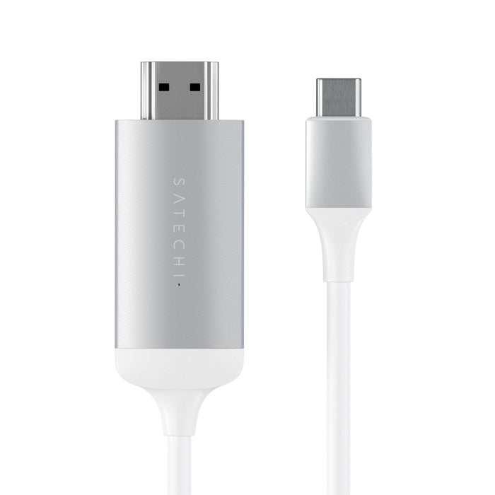 Satechi St-Chdmis Adaptador De Cable De Vídeo 1,8 M Usb Tipo C Hdmi Plata