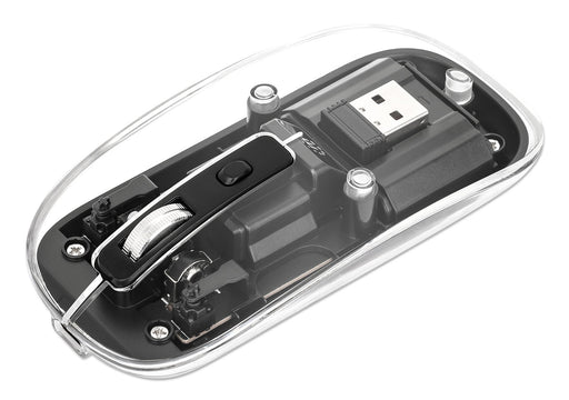 EAN 0766623190268 - Manhattan 190268 ratón Universal Ambidextro RF inalámbrico Óptico 1600 DPI imagen 1
