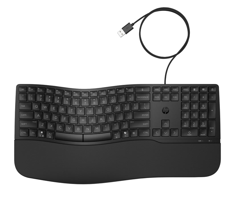 EAN 197498232690 - HP 485 Comfort Wired Keyboard teclado Oficina USB Negro imagen 4