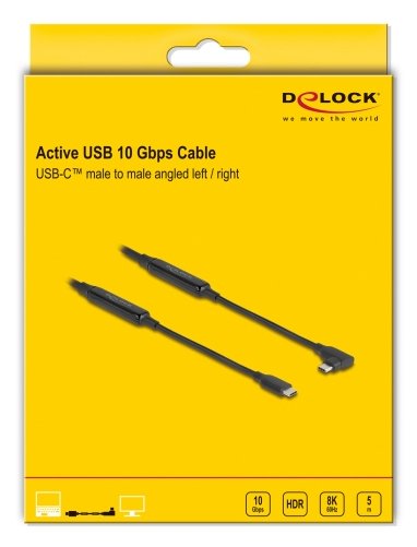 EAN 4043619811960 - DeLOCK 81196 cable USB USB 3.2 Gen 2 (3.1 Gen 2) 5 m USB C Negro imagen 2