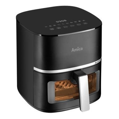 EAN 5906006950972 - Amica AFM 5020 Sencillo 5,2 L Independiente 1600 W Freidora de aire caliente Negro imagen 1