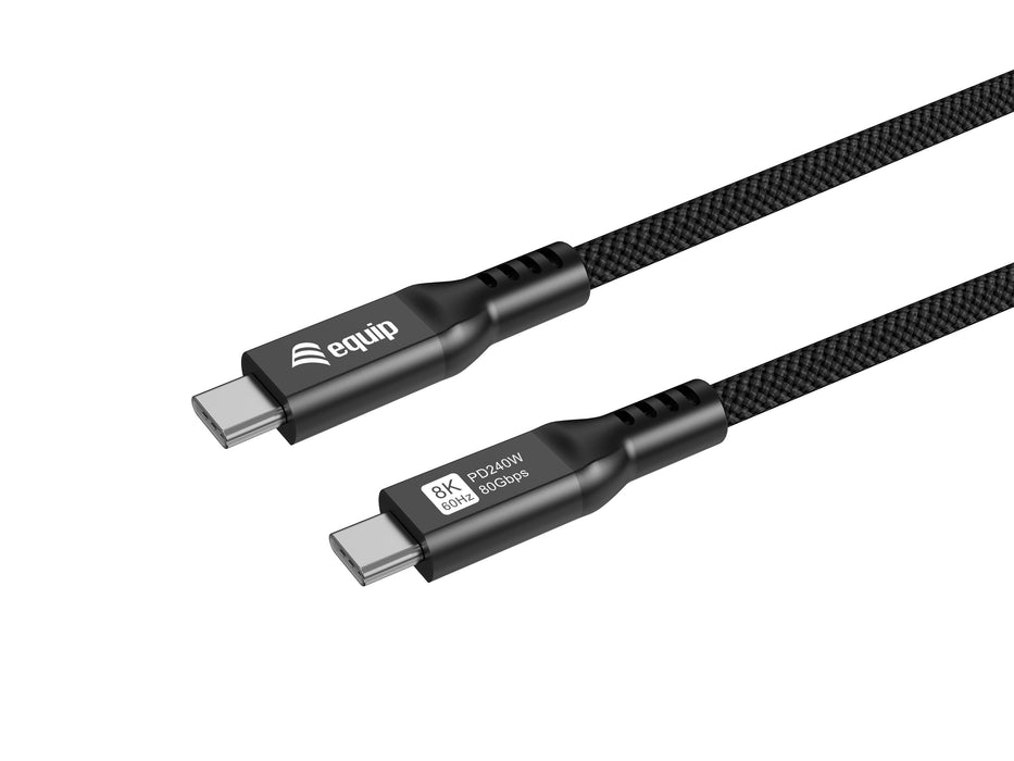 Equip Cable Usb-C4.0->C 80gbps Pd240w M M 1.20m Negro