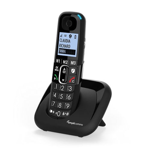 EAN 3700601423327 - amplicomms BigTel 1500 Teléfono DECT Identificador de llamadas Negro imagen 2