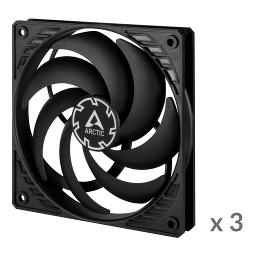 EAN 4895213703888 - ARCTIC P12 Slim PWM PST Carcasa del ordenador Ventilador 12 cm Negro 3 pieza(s) imagen 2