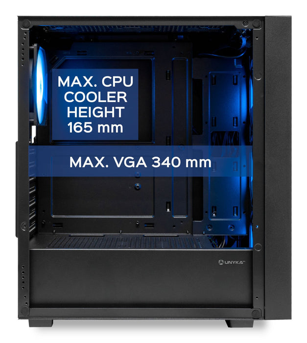 EAN 8436617921308 - UNYKAch UK121805 carcasa de ordenador Negro imagen 6