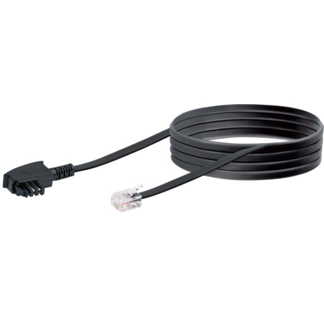 EAN 4004005504330 - Schwaiger 3.0m RJ-12 - TAE-F 3 m Negro imagen 3