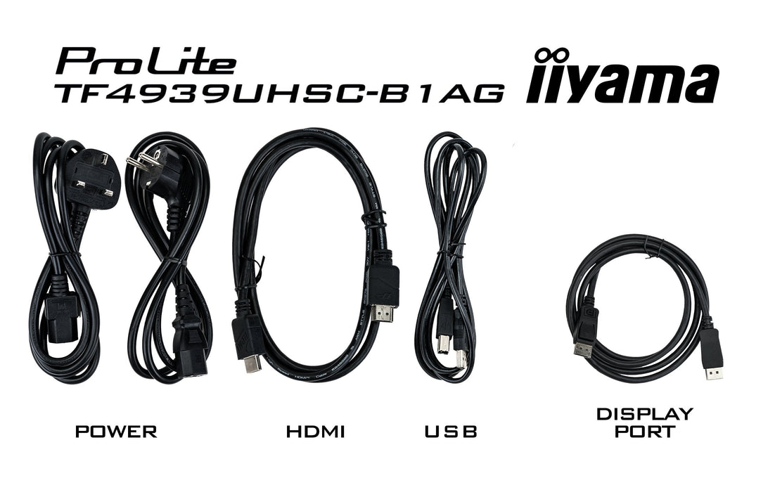 Monitor Iiyama 49 Tf4939uhsc-B1ag Touch  8ms,24/7,Dvi,Hdmi,Vga,Sp,Usb