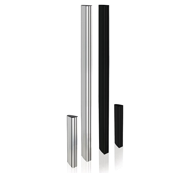 B-Tech Stütze Vertikal 0.6m Negro Aluminium