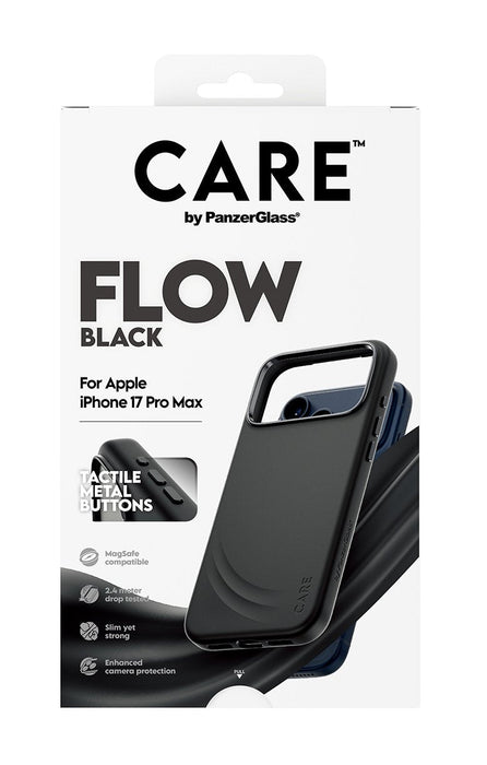 Panzerglass Care By ® Flow Case Black W. Magsafe Iphone 17 Pro Max Funda Para Apple - Iphone 17 Pro Max Negro