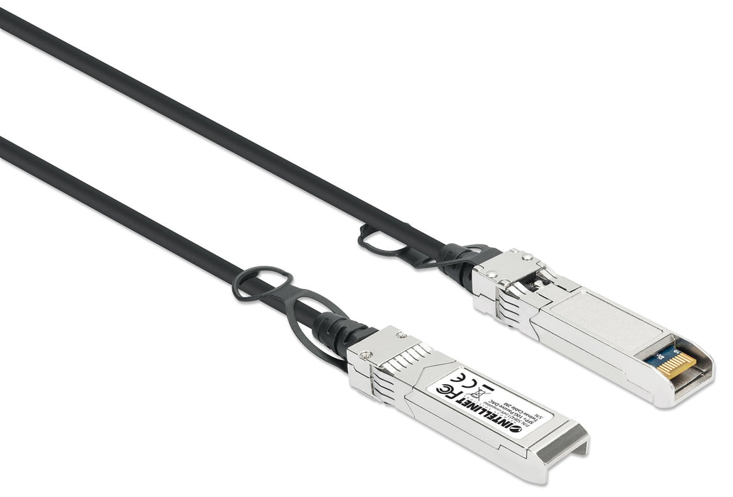 EAN 0766623508421 - Intellinet 508421 Cable de fibra óptica e InfiniBand 2 m SFP+ Negro, Plata imagen 2