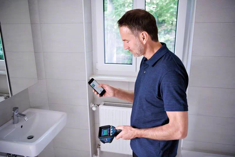 EAN 3165140975964 - Bosch GTC 600 C Noise equivalent temperature difference (NETD) IR Negro, Azul 256 x 192 Pixeles Pantalla  imagen 9