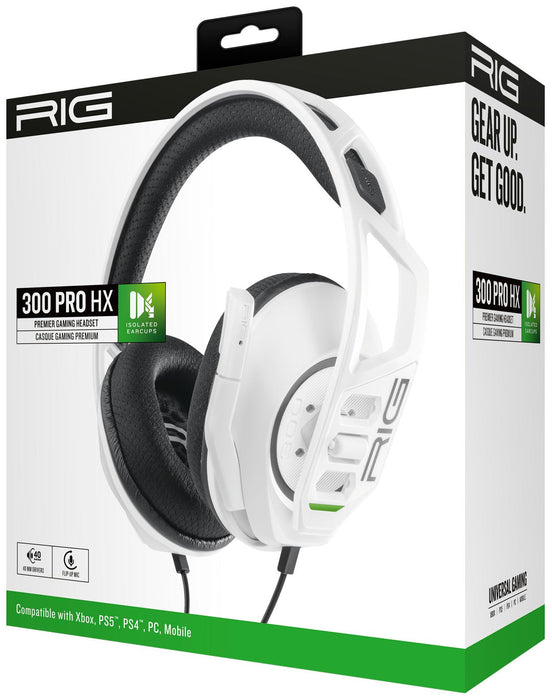 Auriculares Nacon Rig 300hx Xbx Gaming Headset White Rig300prohxw