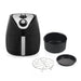 EAN 8713016075628 - Tristar FR-6994 freidora Sencillo 4,5 L Independiente 1500 W Freidora de aire caliente Negro, Plata imagen 10
