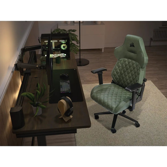 EAN 0840006678465 - Corsair TC500 LUXE Silla para videojuegos de PC Asiento acolchado Verde imagen 8