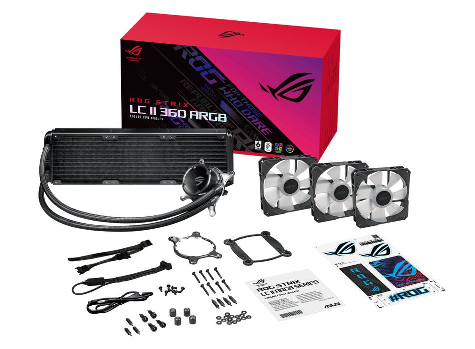 EAN 4711081886495 - ASUS ROG STRIX LC II 360 ARGB Procesador Sistema de refrigeración líquida todo en uno 12 cm Negro imagen 2