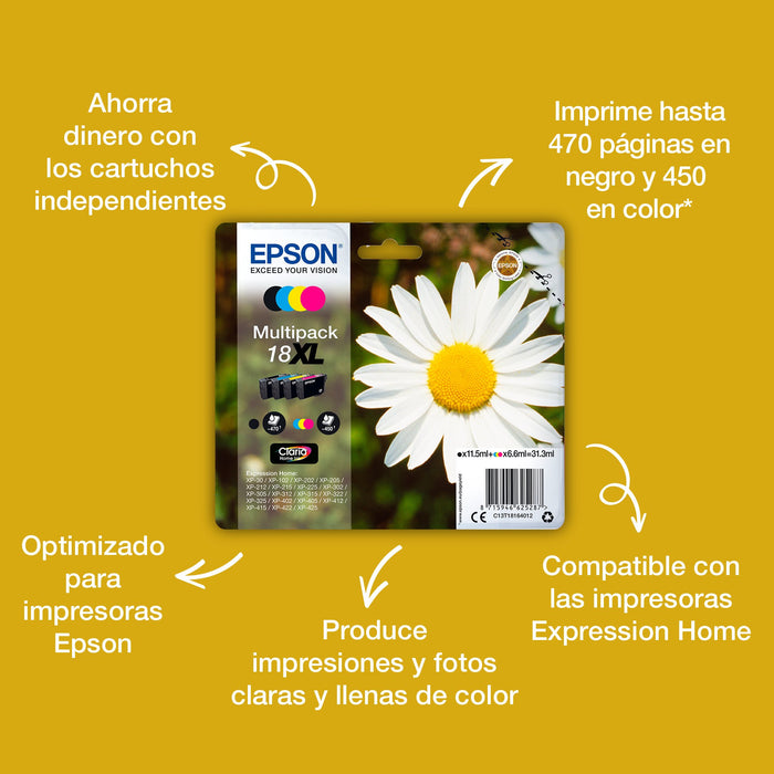 EAN 8715946625232 - Epson Daisy C13T18124022 cartucho de tinta 1 pieza(s) Original High (L) Yield imagen 5