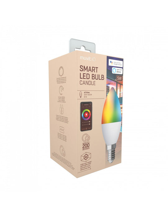 EAN 8426801155336 - Muvit MIOBULB006 iluminación inteligente Bombilla inteligente Wi-Fi 5 W imagen 3