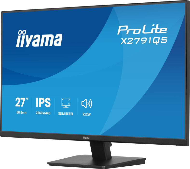 EAN 4948570127436 - iiyama ProLite X2791QS-B1 pantalla para PC 68,6 cm (27") 2560 x 1440 Pixeles Quad HD LED Negro imagen 6