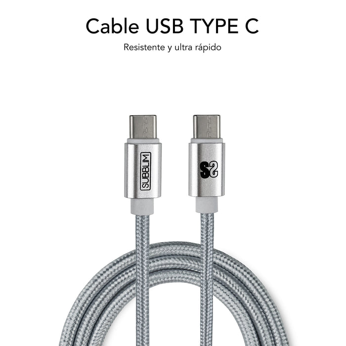 EAN 8436586742089 - SUBBLIM SUBCHG-3WPD10 cargador de dispositivo móvil Universal Plata, Blanco Corriente alterna Carga rápid imagen 6