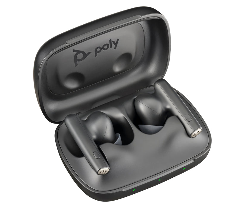 EAN 0017229179035 - HP Poly Voyager Free 60 UC Carbon Black Earbuds +BT700 USB-A Adapter +Basic Charge Case Auriculares Inalá imagen 2