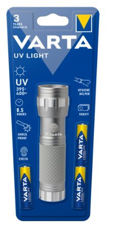 EAN 4008496036080 - Varta 15638 101 421 linterna Plata Linterna UV UV LED imagen 2