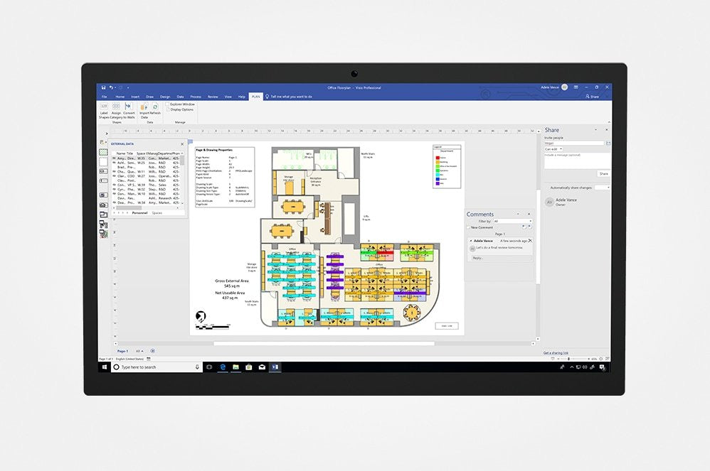 Microsoft Visio Professional 2021 1 Licencia(S), Software 1 Licencia(S), Inglés
