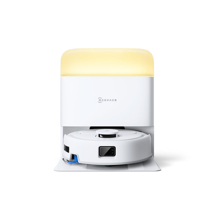 Ecovacs Deebot Mini 2 Vacuum Cleaner,Robot,Wet&Dry,Compact Design,White+Auto-Empty Station