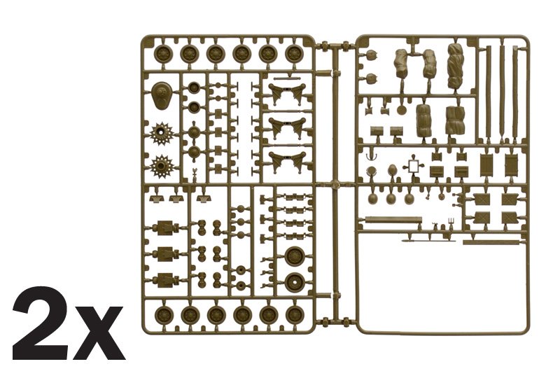 EAN 8001283065290 - Italeri M4A3E8 Sherman "FURY" Tank model Kit de montaje 1:35 imagen 11