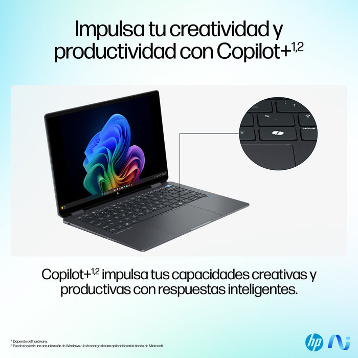 EAN 198828974846 - HP OmniBook Ultra Flip 14-fh0006ns Copilot+ PC Intel Core Ultra 7 258V Híbrido (2-en-1) 35,6 cm (14") Pant imagen 11